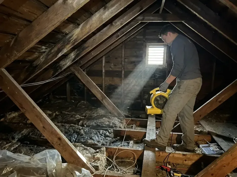 attic-water-damage-drying-proc-007 — frequently asked questions, Emergency Water Extraction & 24/7 Flood Response in Midway,…